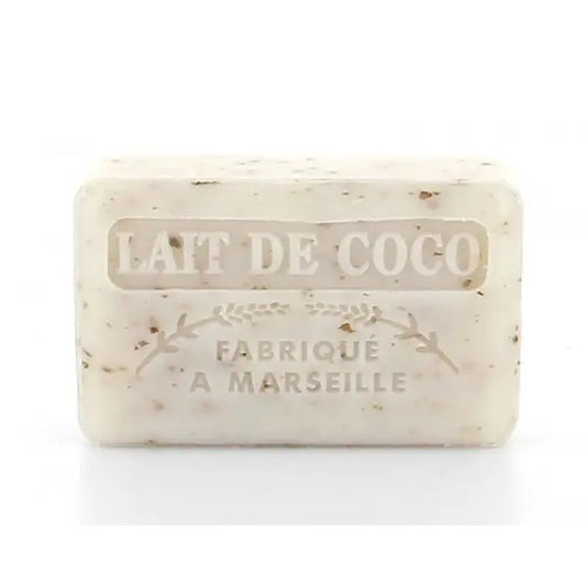 Savon de Marseille zeepblok Lait de coco scrub (kokosmelk)