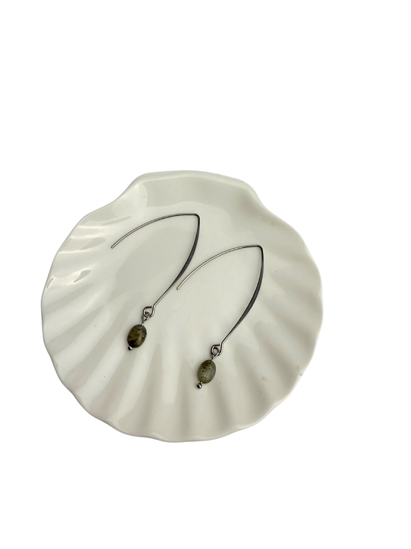 Nora earrings Labradorite