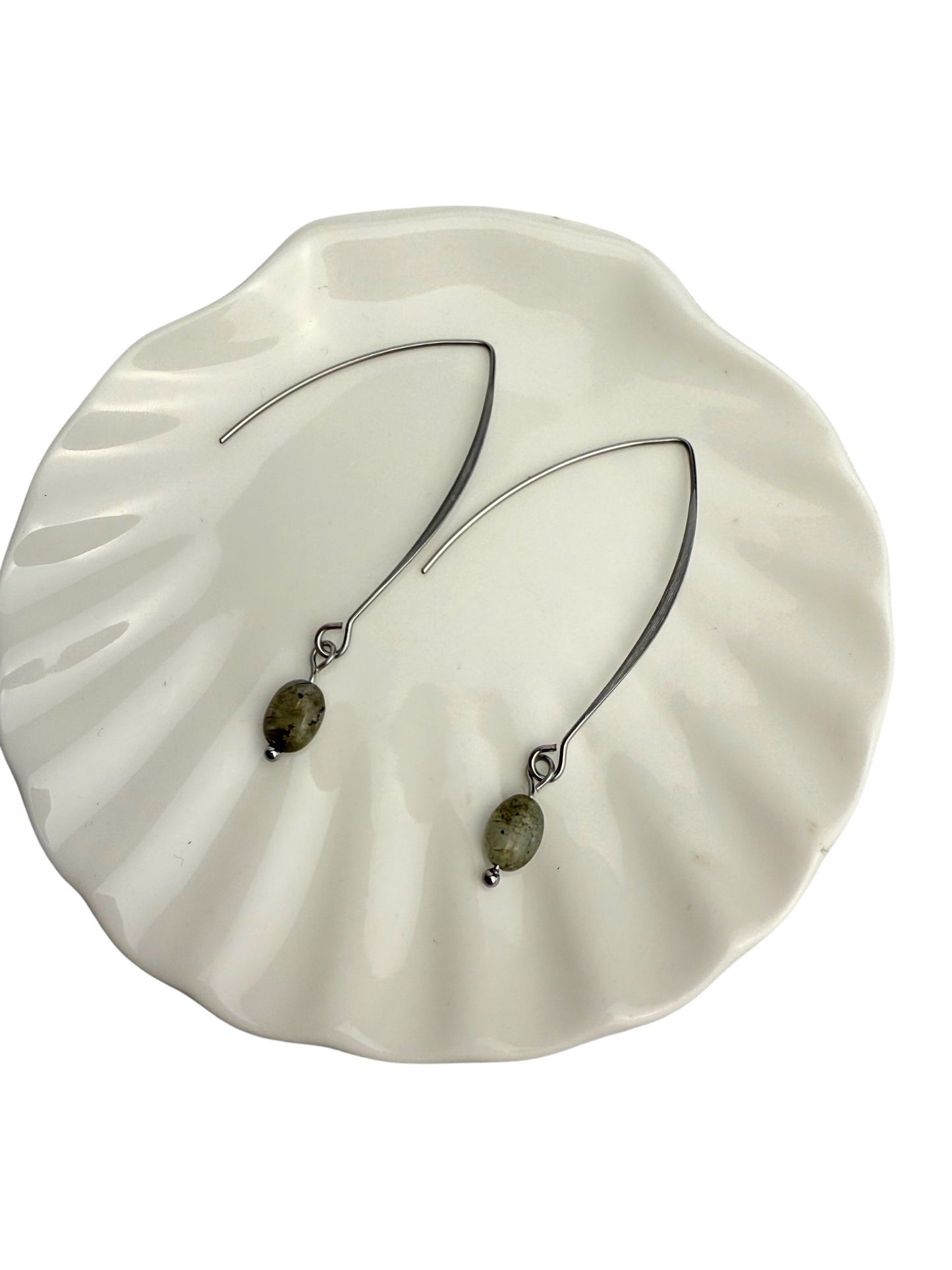 Nora earrings Labradorite