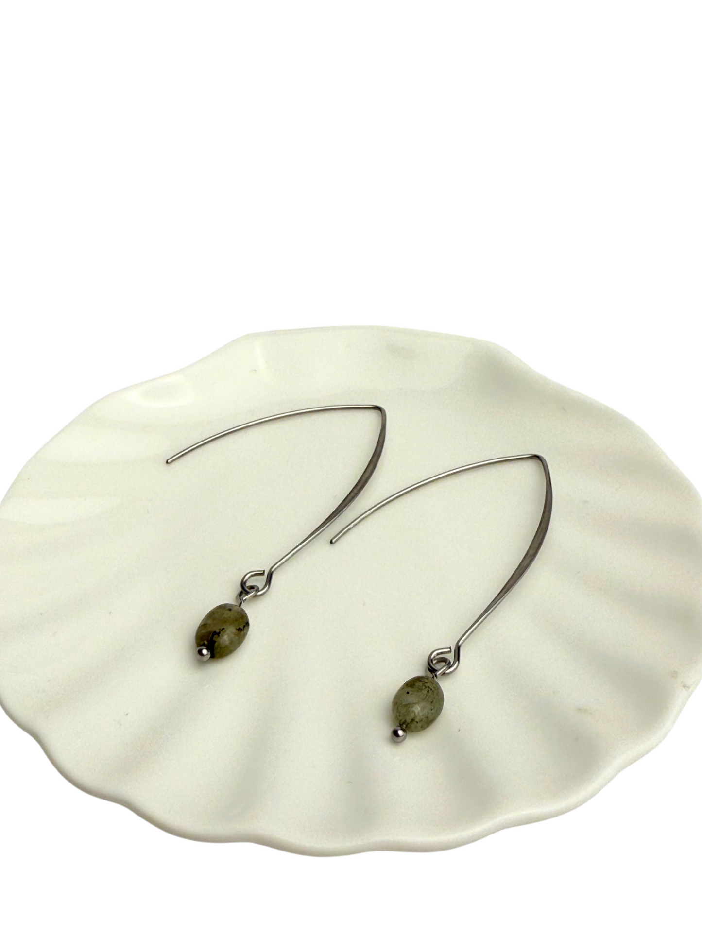 Nora earrings Labradorite