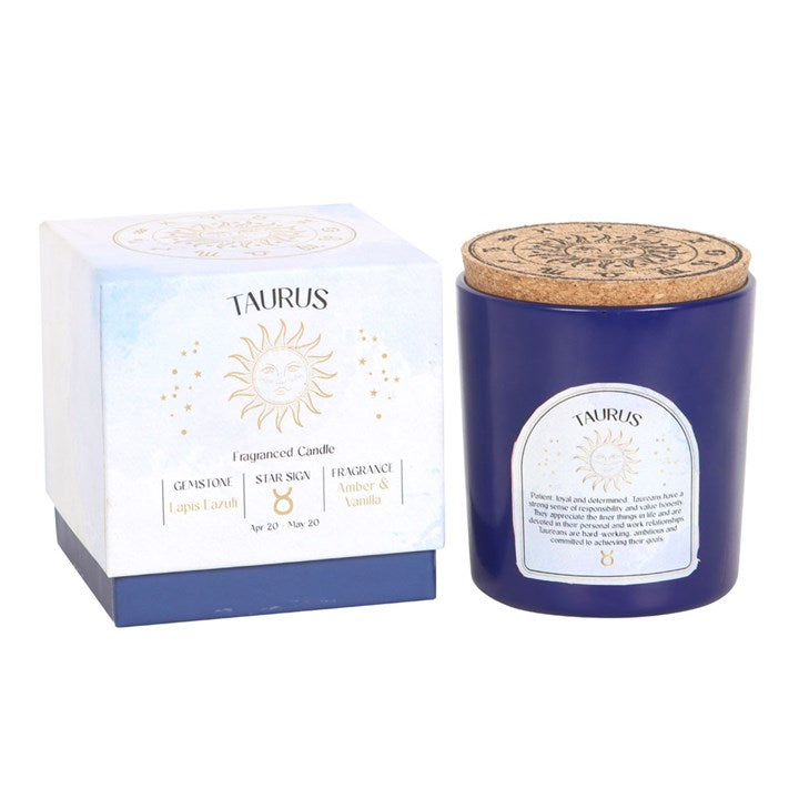 Zodiac scented candle Taurus