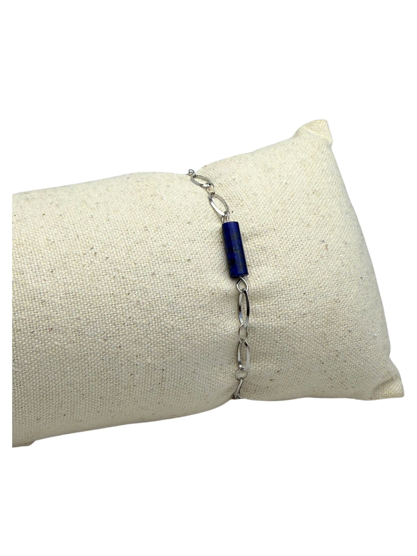 June armband Lapis Lazuli zilver