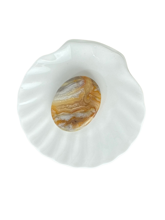 Crazy Lace Agaat duimsteen (worry stone)