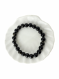 Gold Obsidian ball bracelet 8 mm
