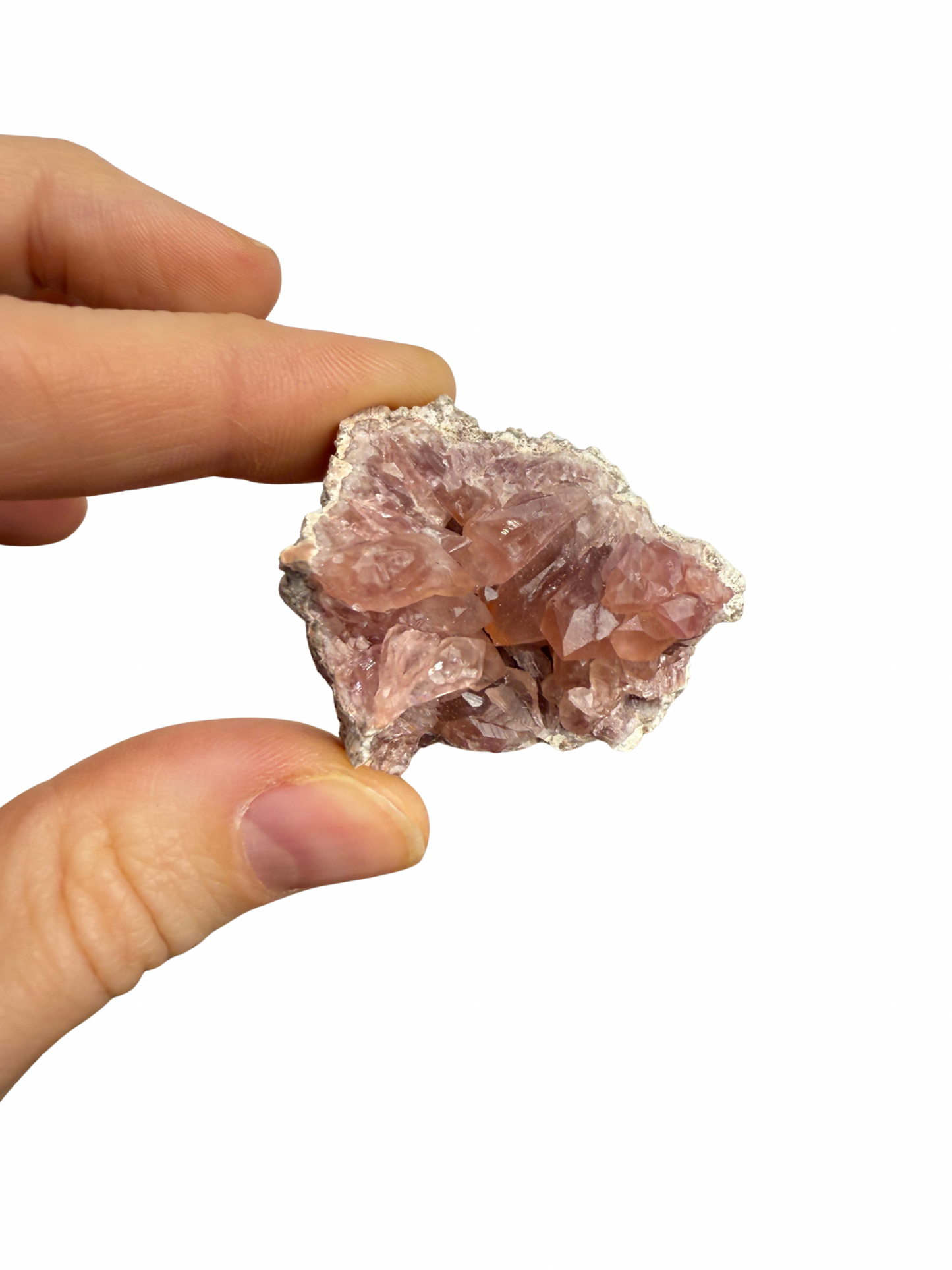 Roze Amethist geode uit Patagonië 1