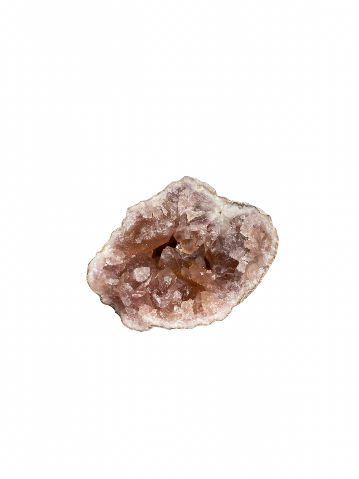 Roze Amethist geode uit Patagonië (Argentinië) 1