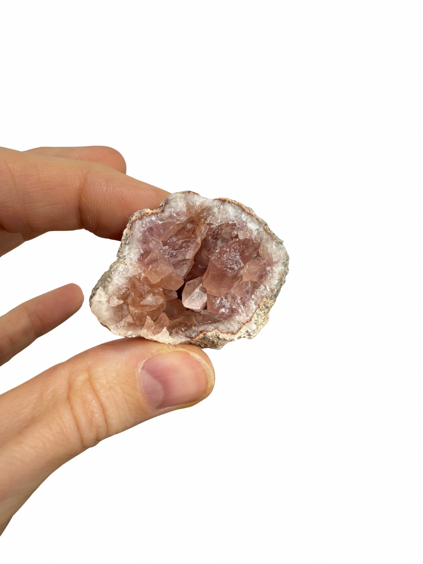 Roze Amethist geode uit Patagonië 2