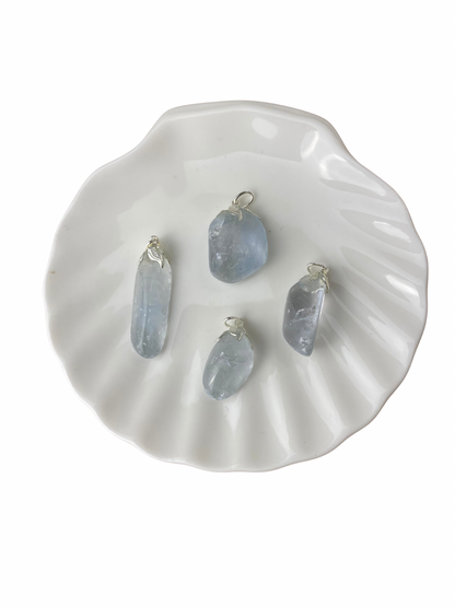 Celestien trommelsteen hanger