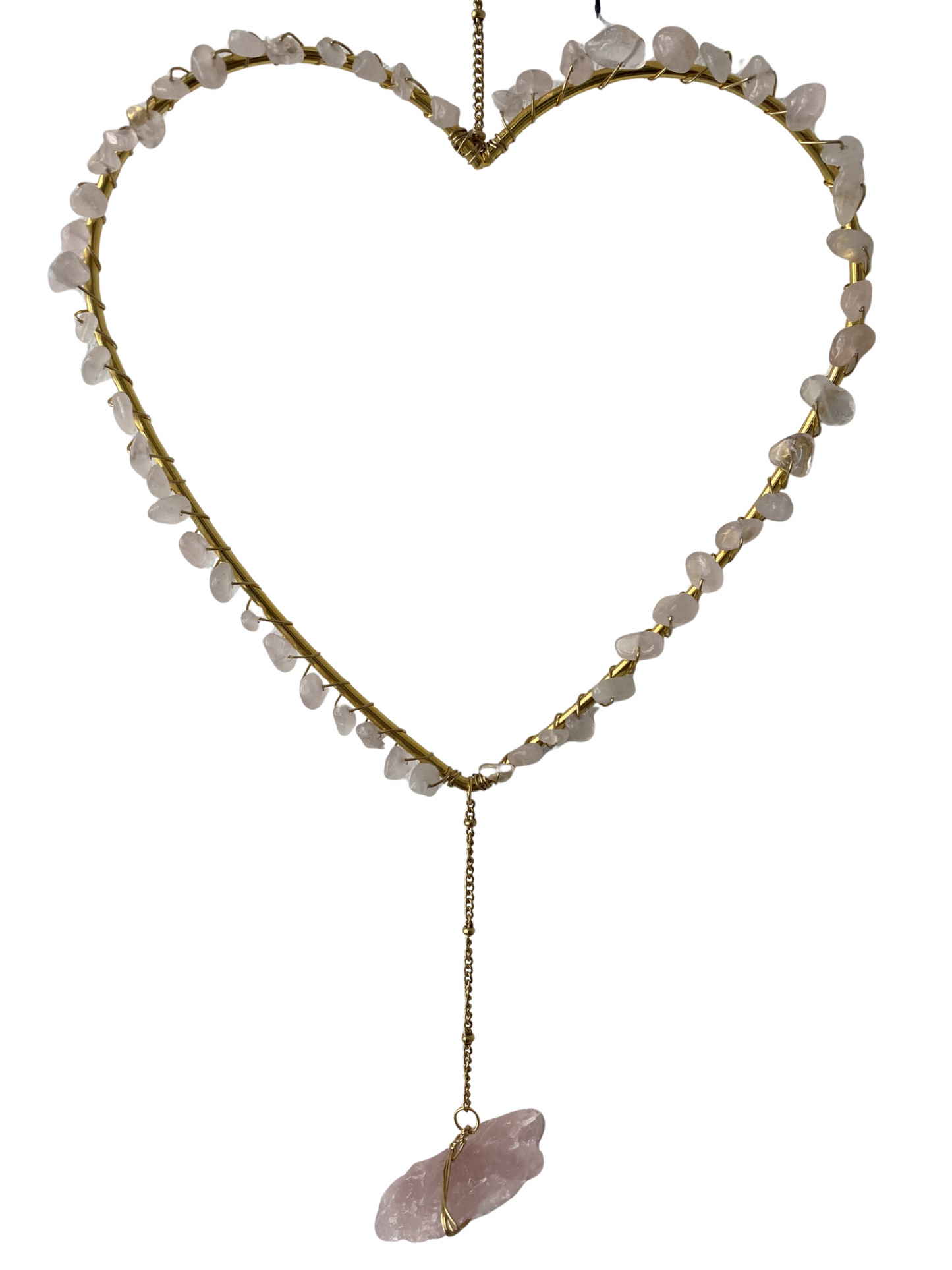 Gemstone heart pendant Moonstone