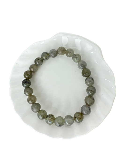 Labradoriet kogelarmband 8 mm