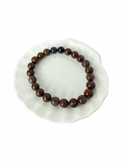 Apatite bracelet ball 6 mm