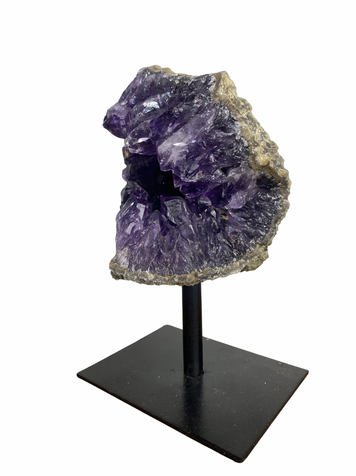 Amethist geode op standaard