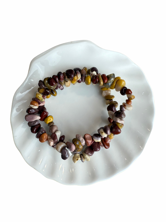 Mookaite bracelet split