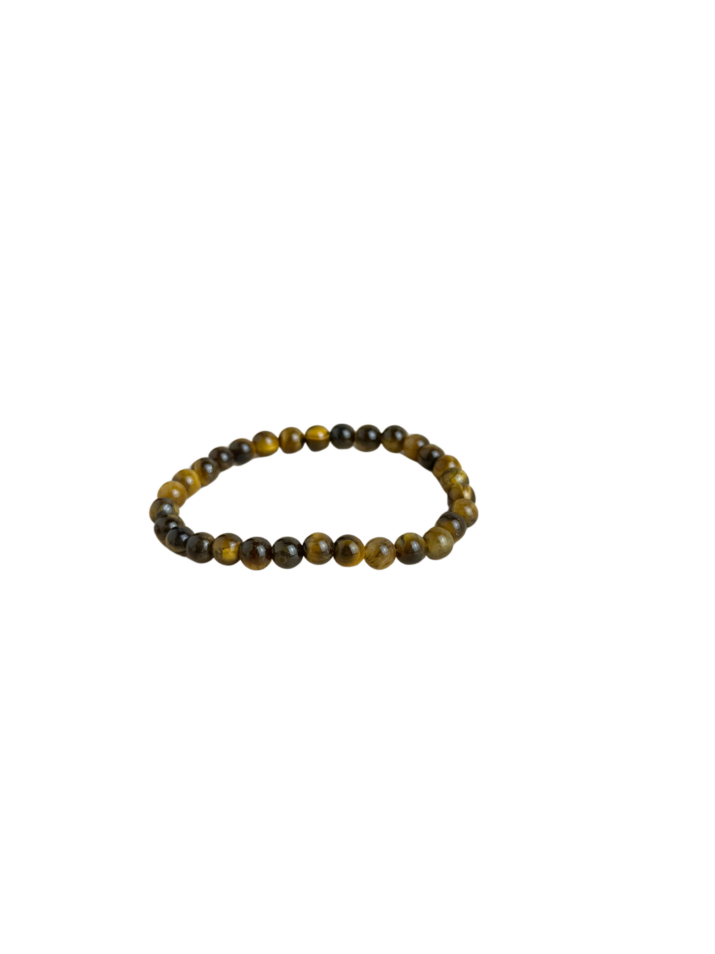 Tijgeroog armband kogel 6 mm