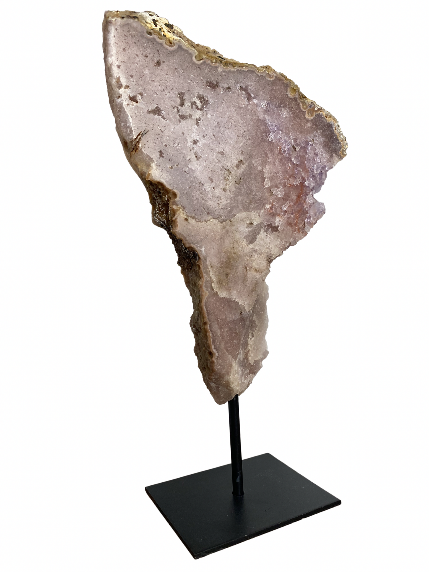 Roze Amethist (Chalcedoon) op standaard