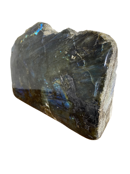 Labradoriet sculptuur half ruw (Madagscar) | 2.1 kg