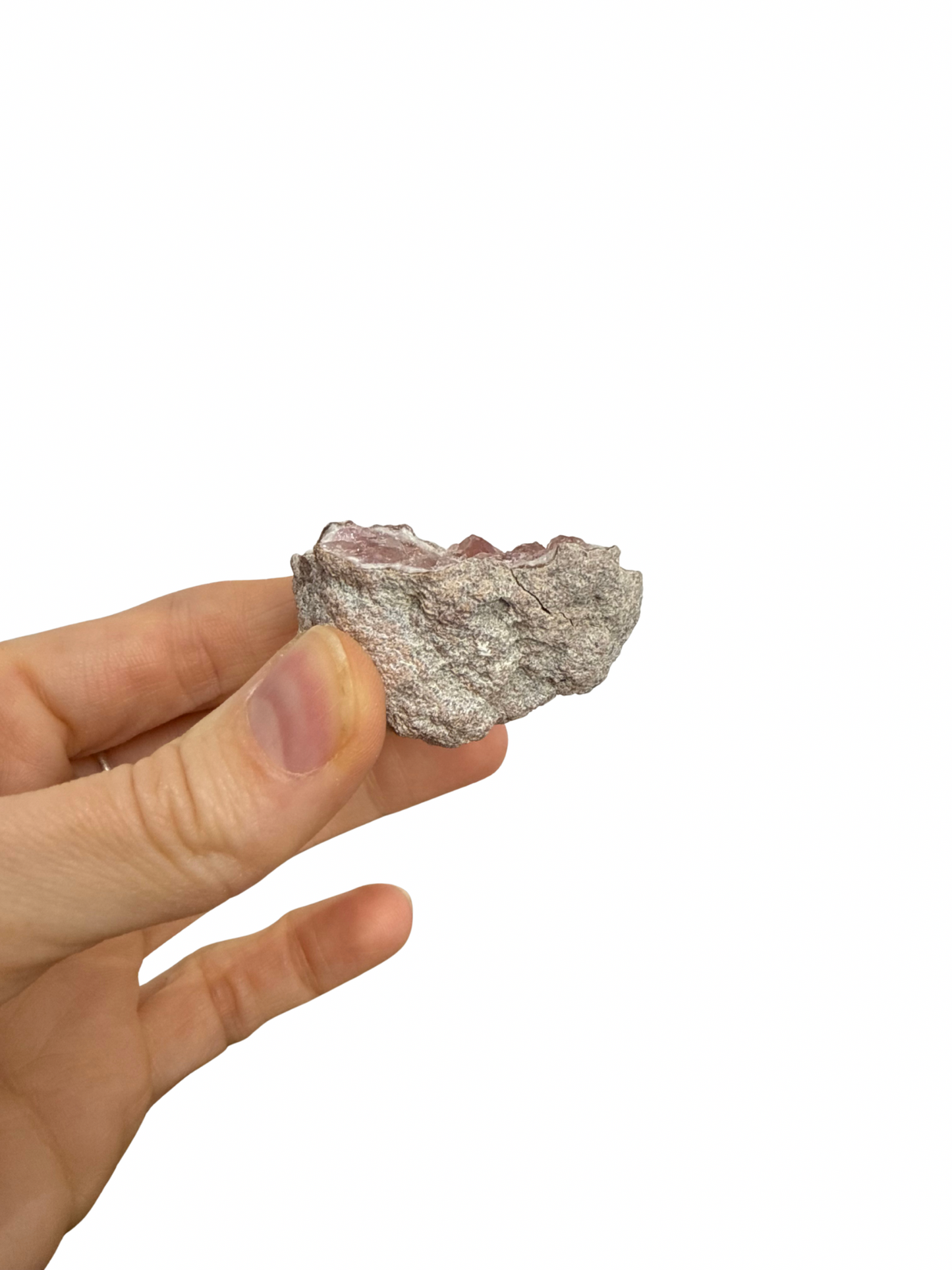 Roze Amethist geode uit Patagonië 11