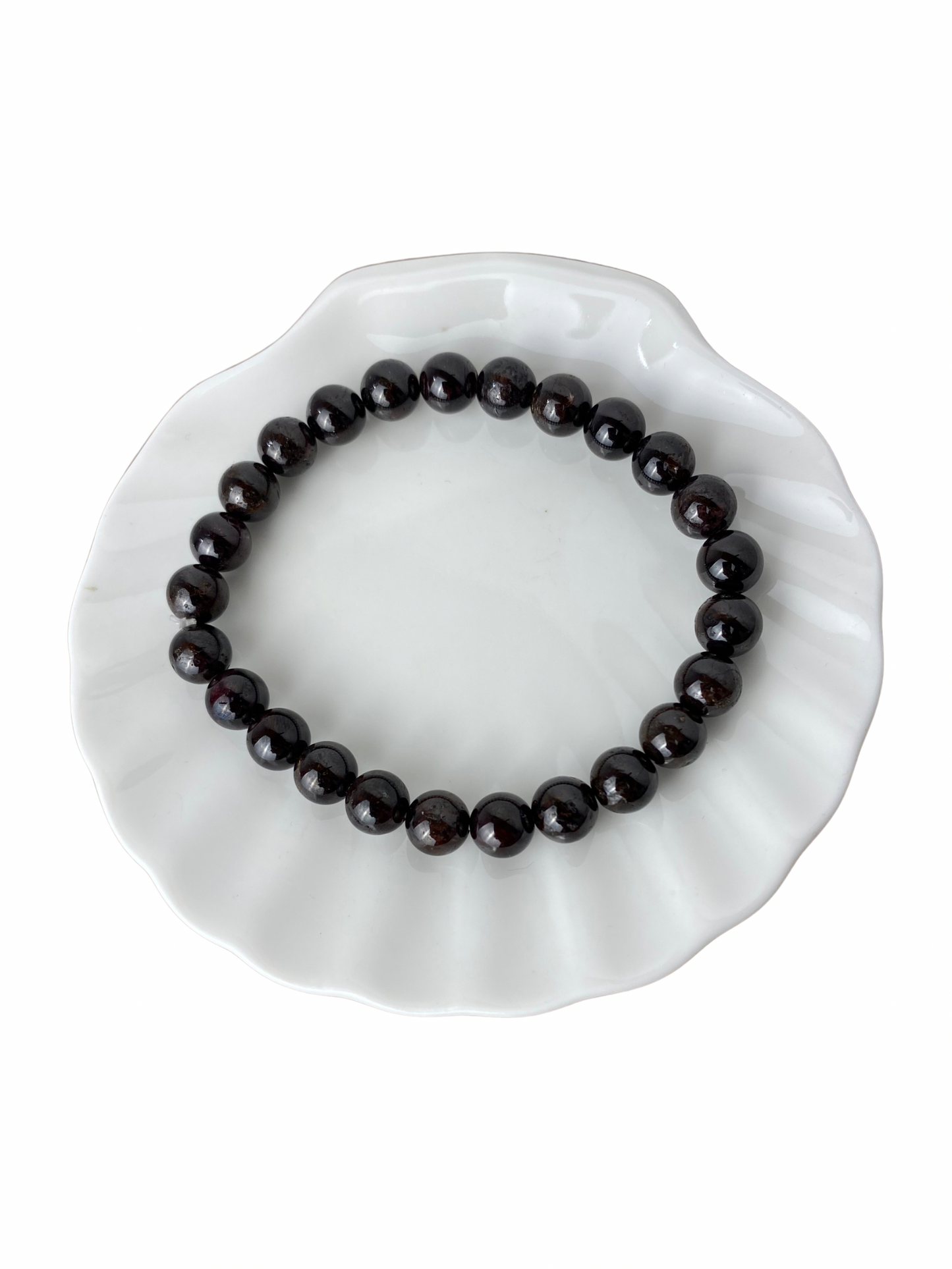 Granaat kogelarmband 8 mm