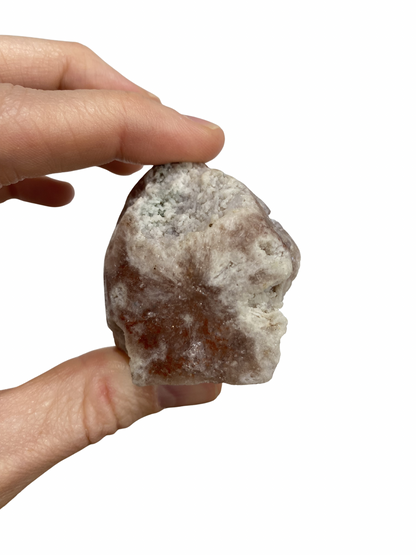 Roze Amethist (Chalcedoon) op standvlak