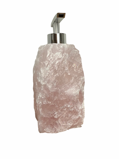 Zeeppomp van Rozenkwarts zilver 4