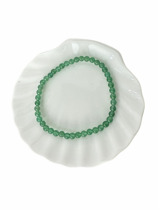 Groene Aventurijn kogelarmband 4 mm