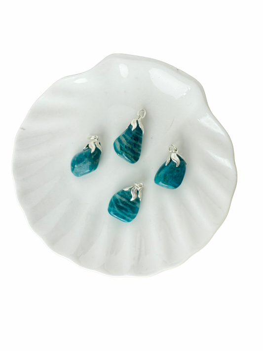 Olivia tumbled stone pendant Amazonite