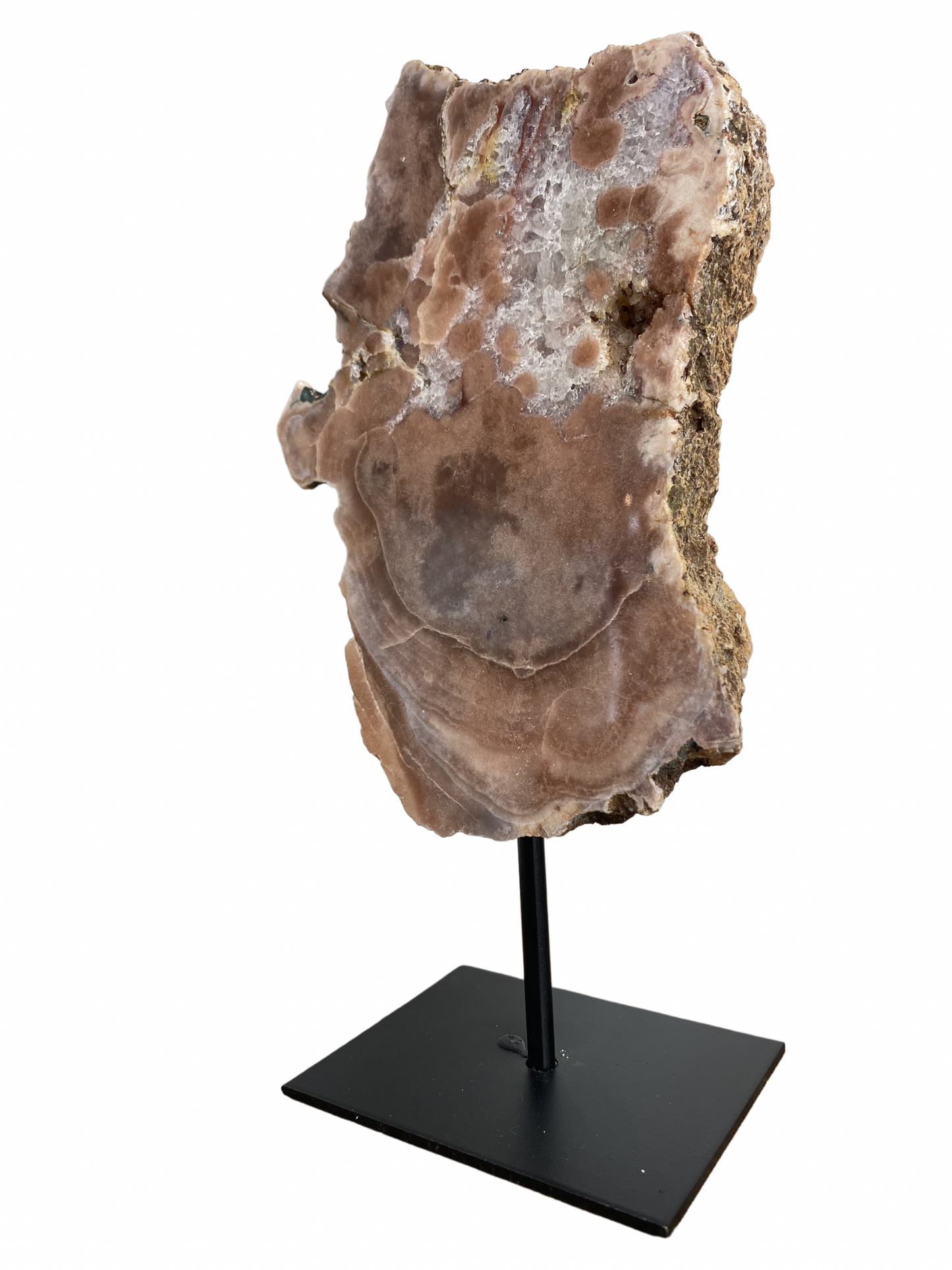 Roze Amethist (Chalcedoon) op standaard 2
