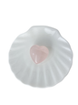 Rose quartz heart