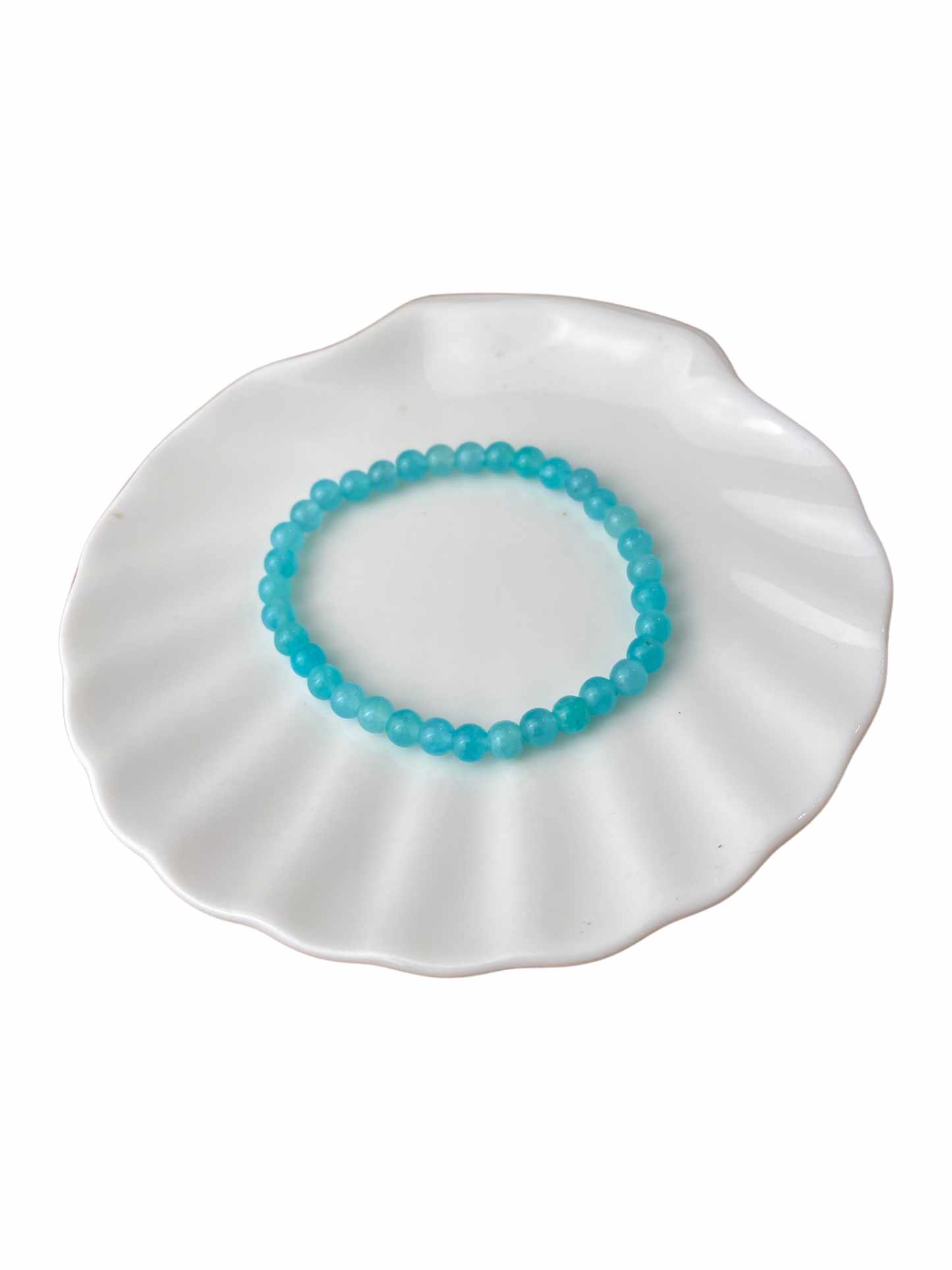 Amazoniet kinderarmband kogel 4 mm