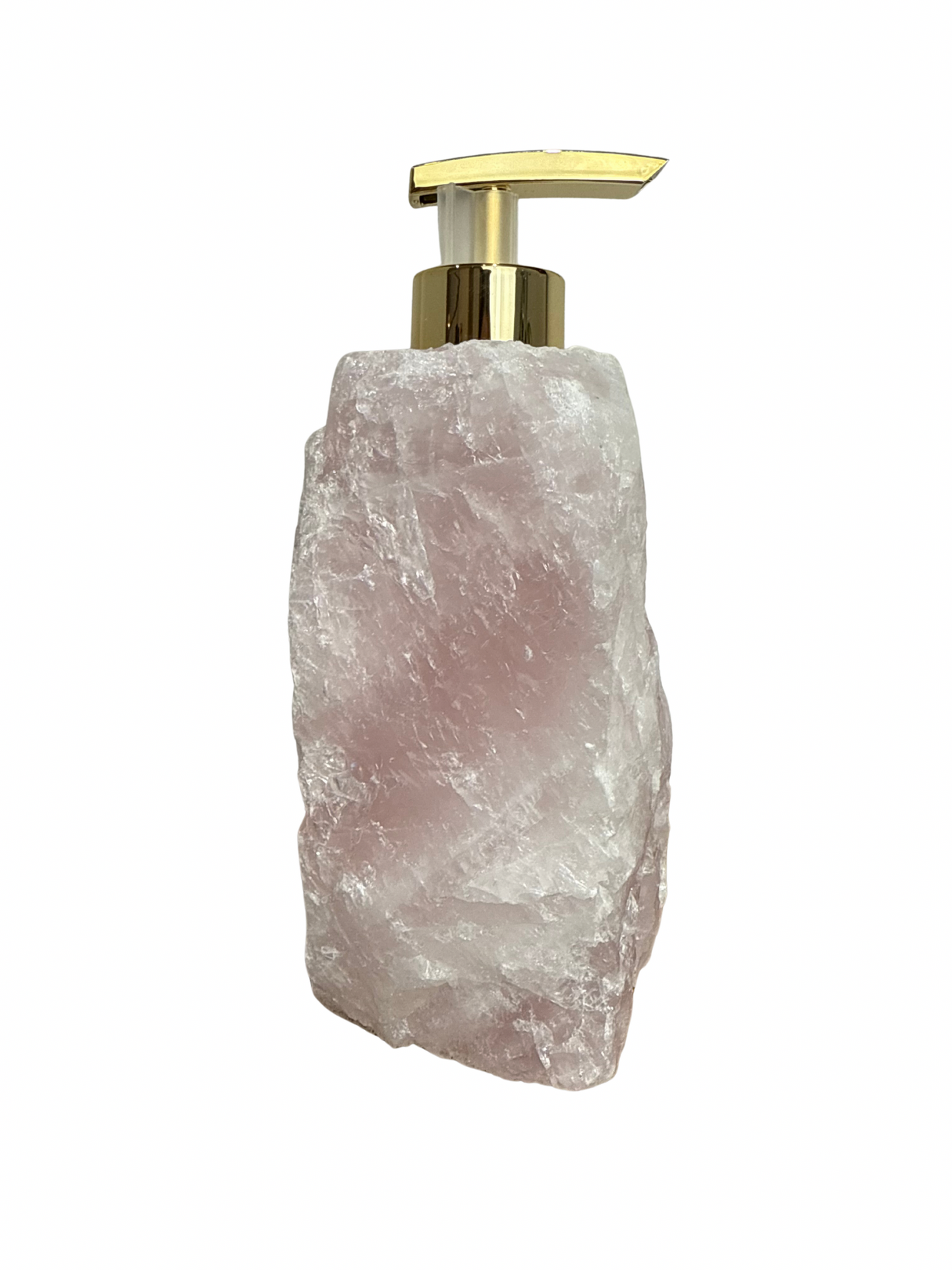 Zeeppomp van Rozenkwarts goud 2