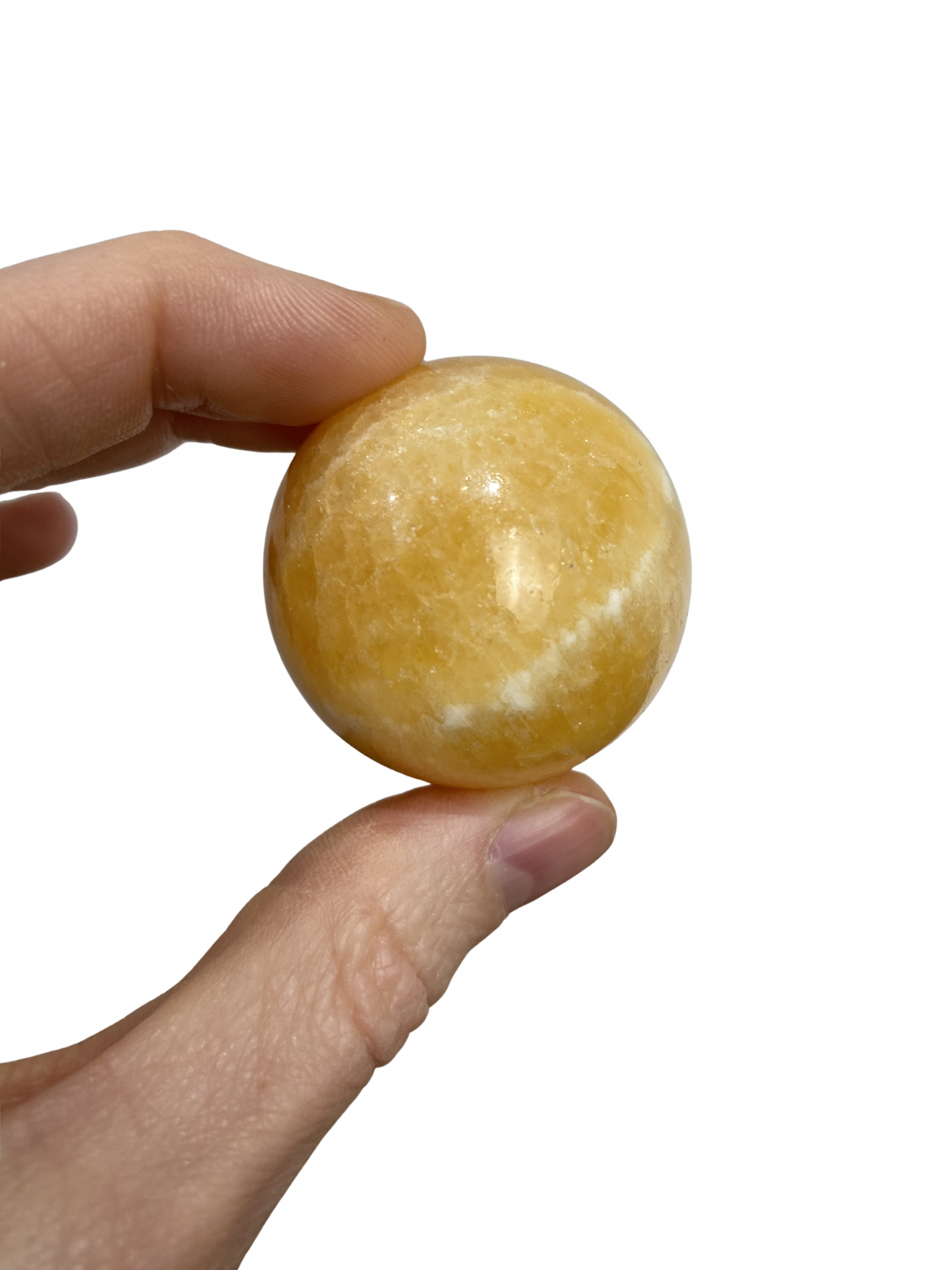 Orange Calcite ball