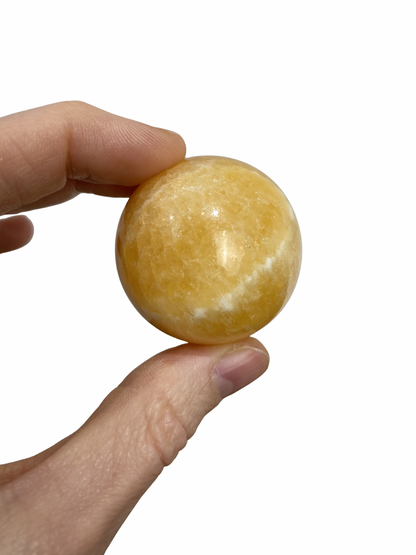 Orange Calcite ball