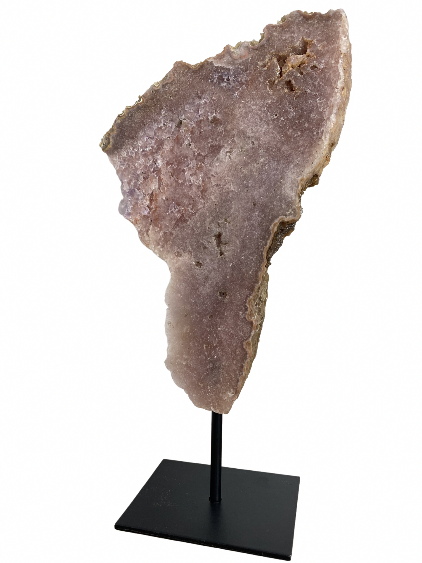 Roze Amethist (Chalcedoon) op standaard