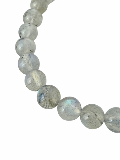 Labradorite bracelet ball 6 mm