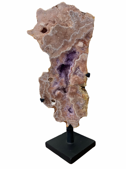 Roze Amethist (Chalcedoon) op standaard (Brazilië) | 2,2 kg