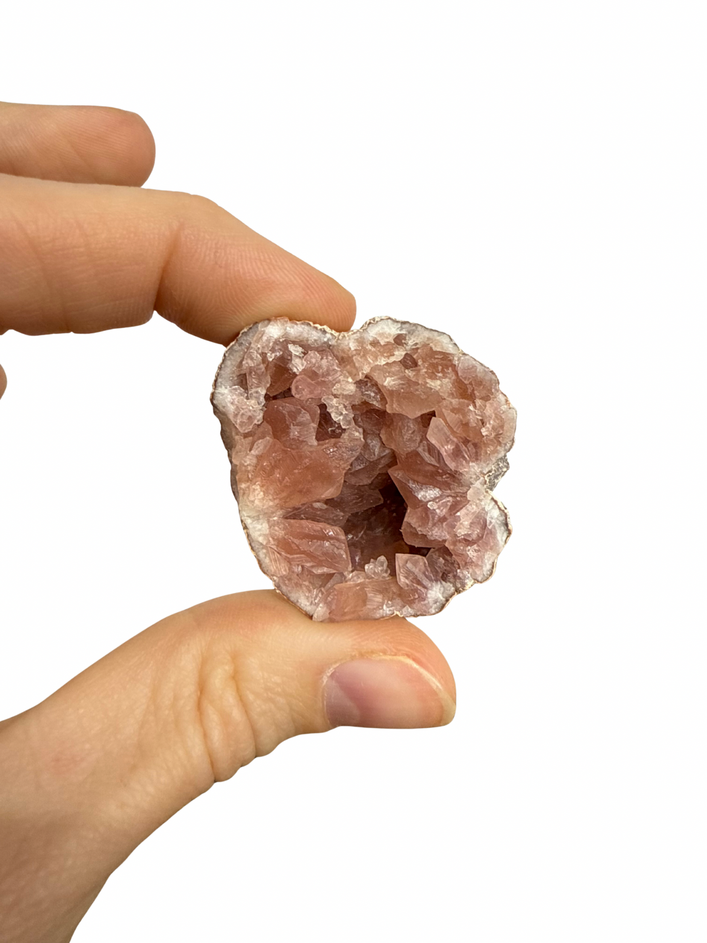 Roze Amethist geode uit Patagonië 6