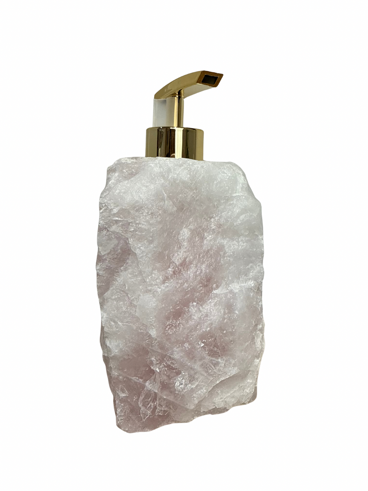 Zeeppomp van Rozenkwarts goud 2