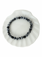 Snowflake Obsidian bracelet ball 6 mm