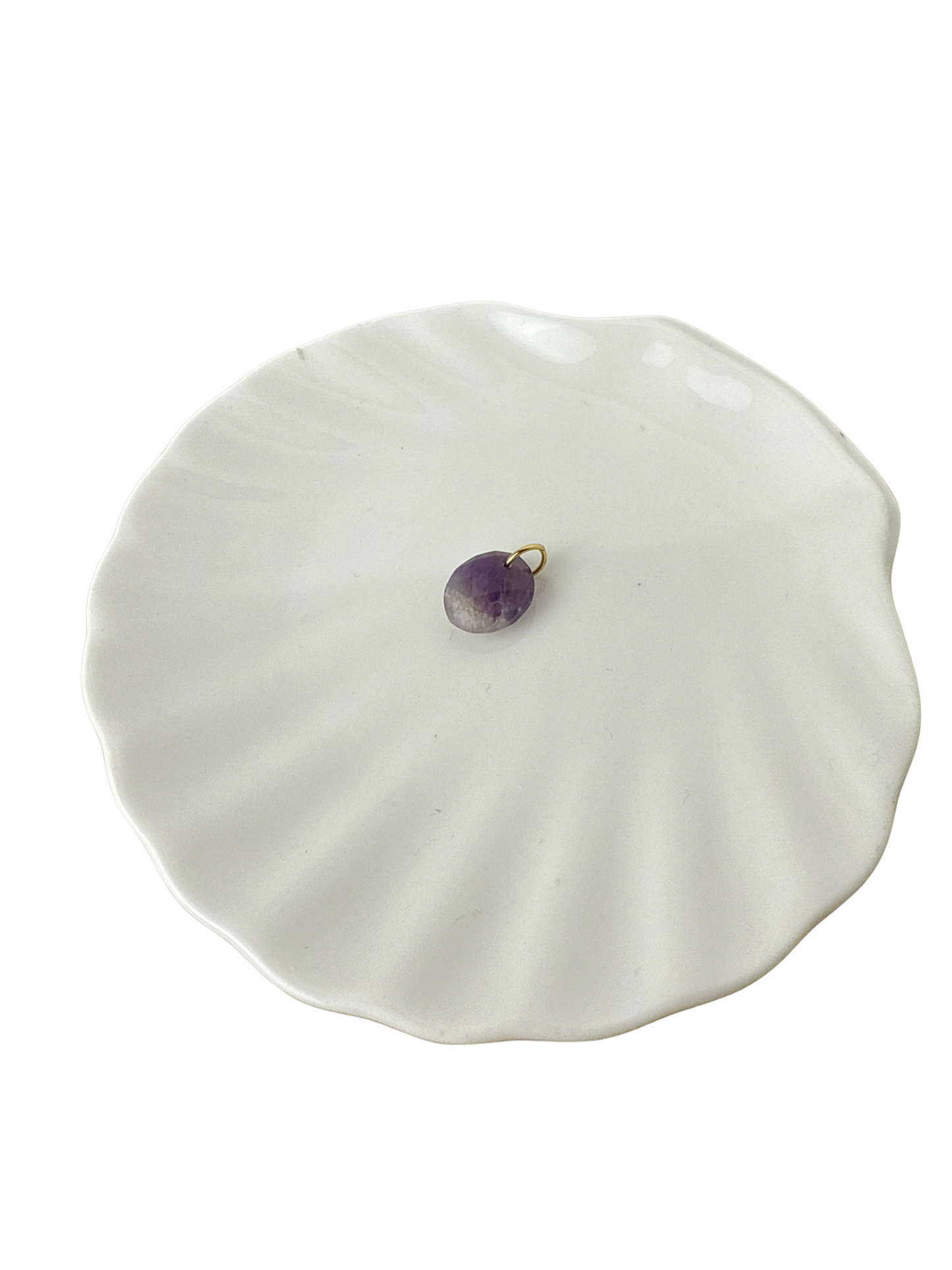 Mila Amethyst pendant Gold