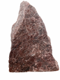 Rode Mica (Lepidoliet) sculptuur op standvlak
