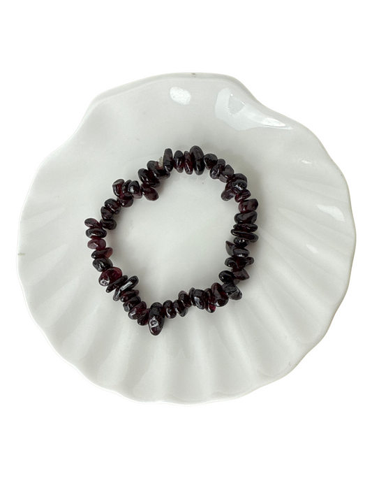 Garnet children's bracelet split