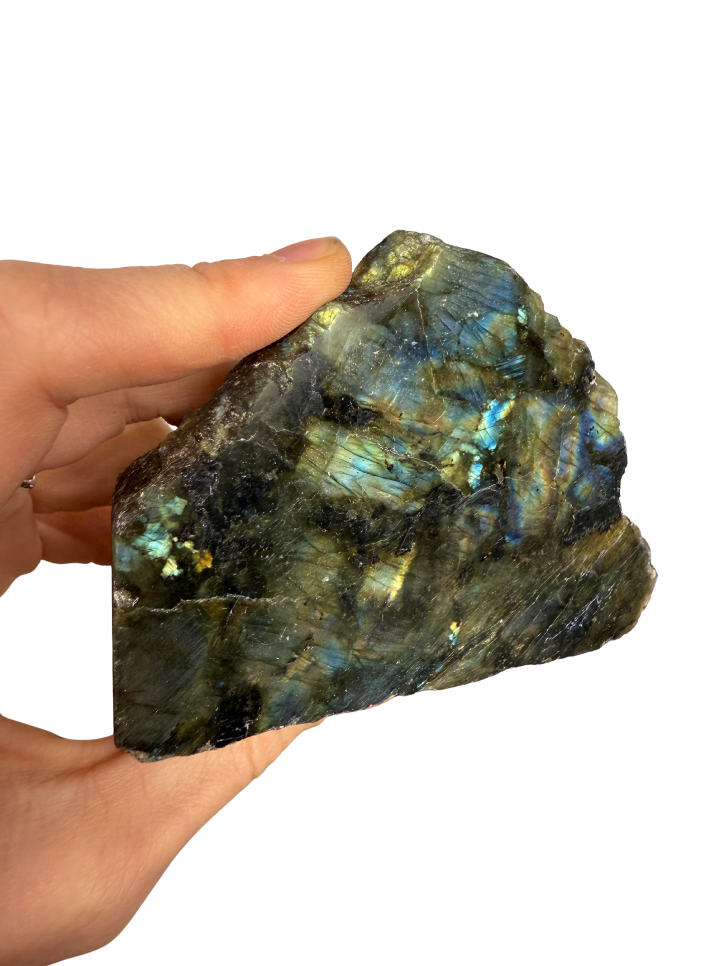 Labradoriet sculptuur half ruw 3