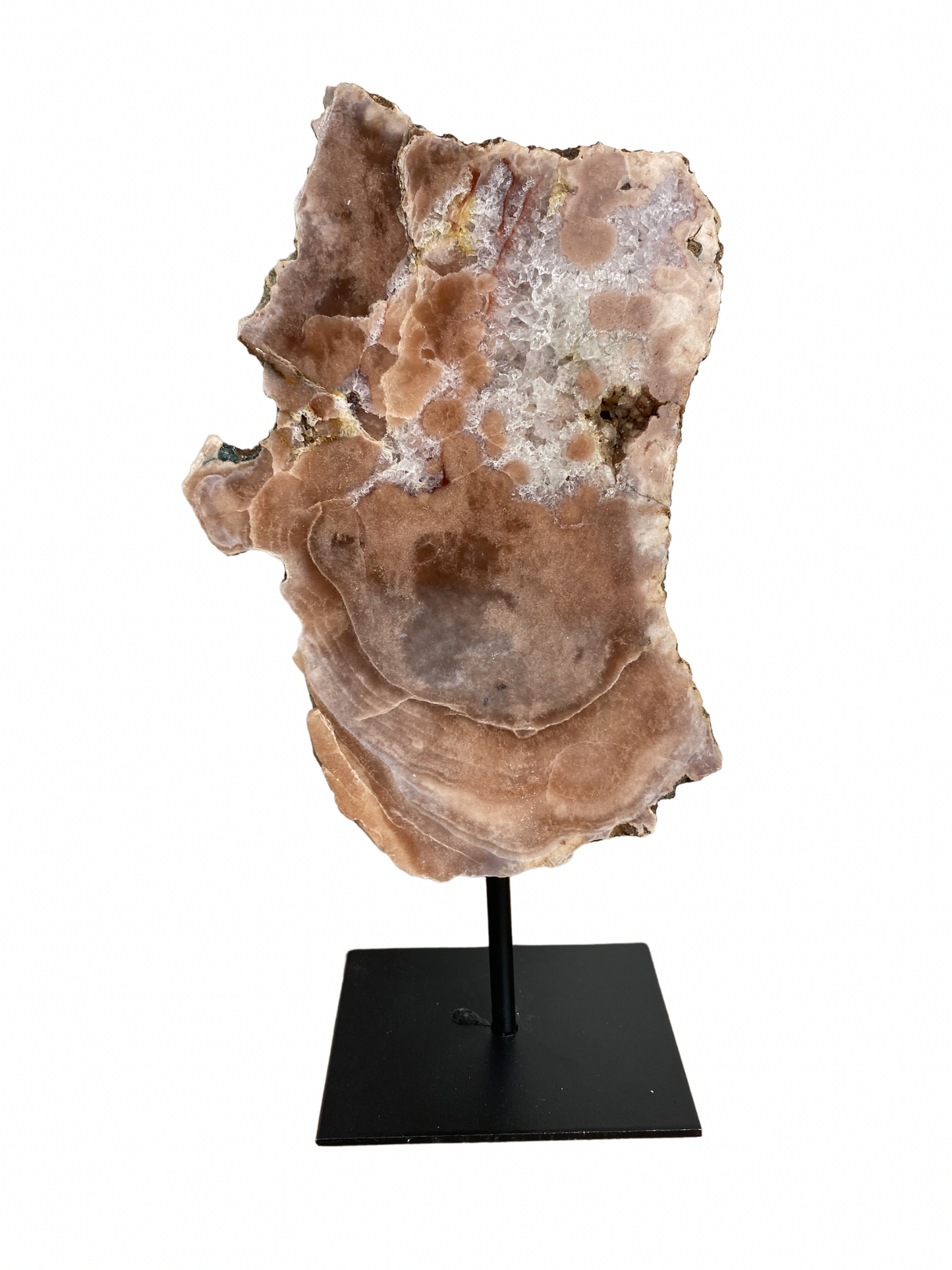 Roze Amethist (Chalcedoon) op standaard 2