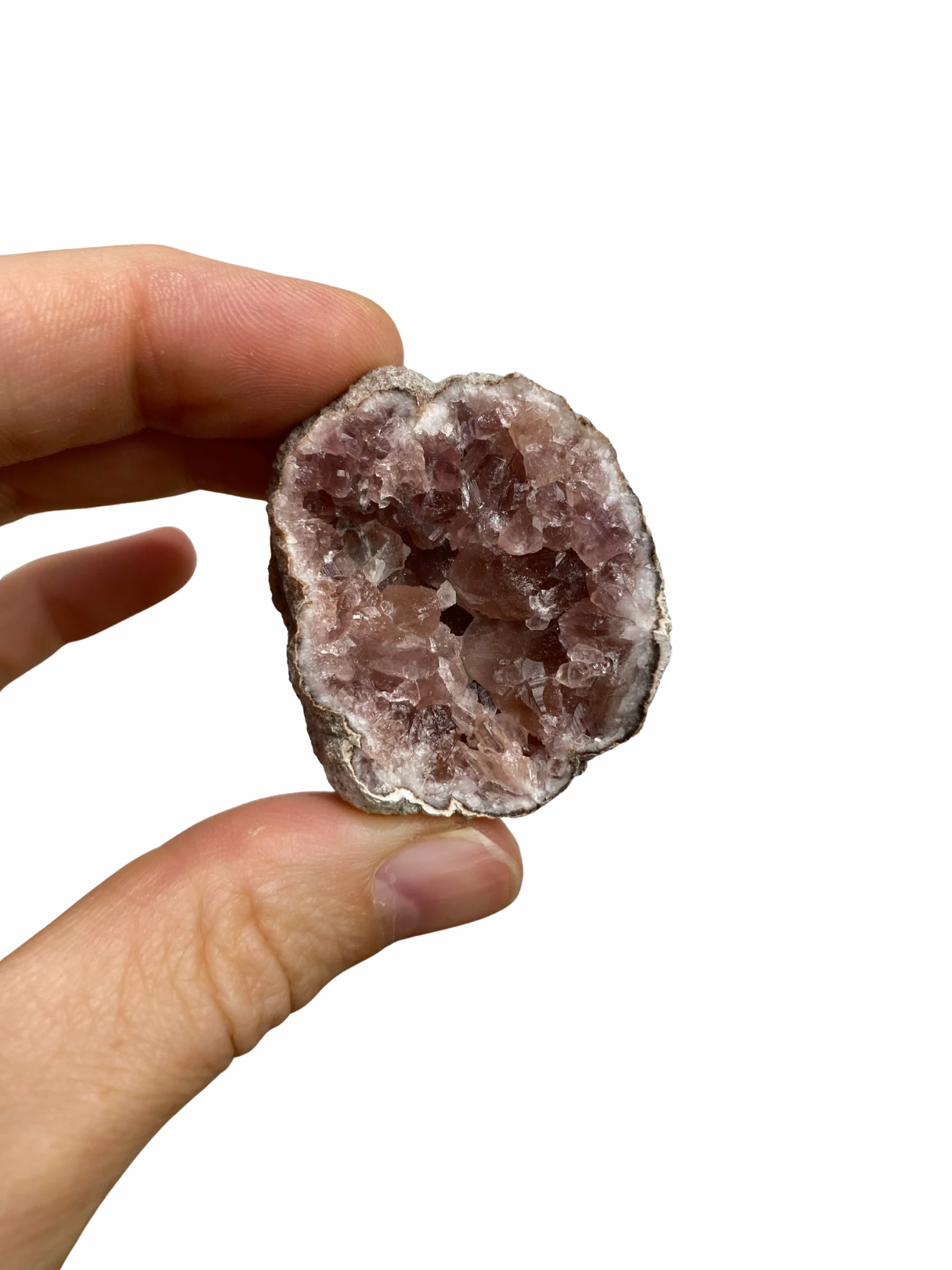 Roze Amethist geode uit Patagonië (Argentinië) 3