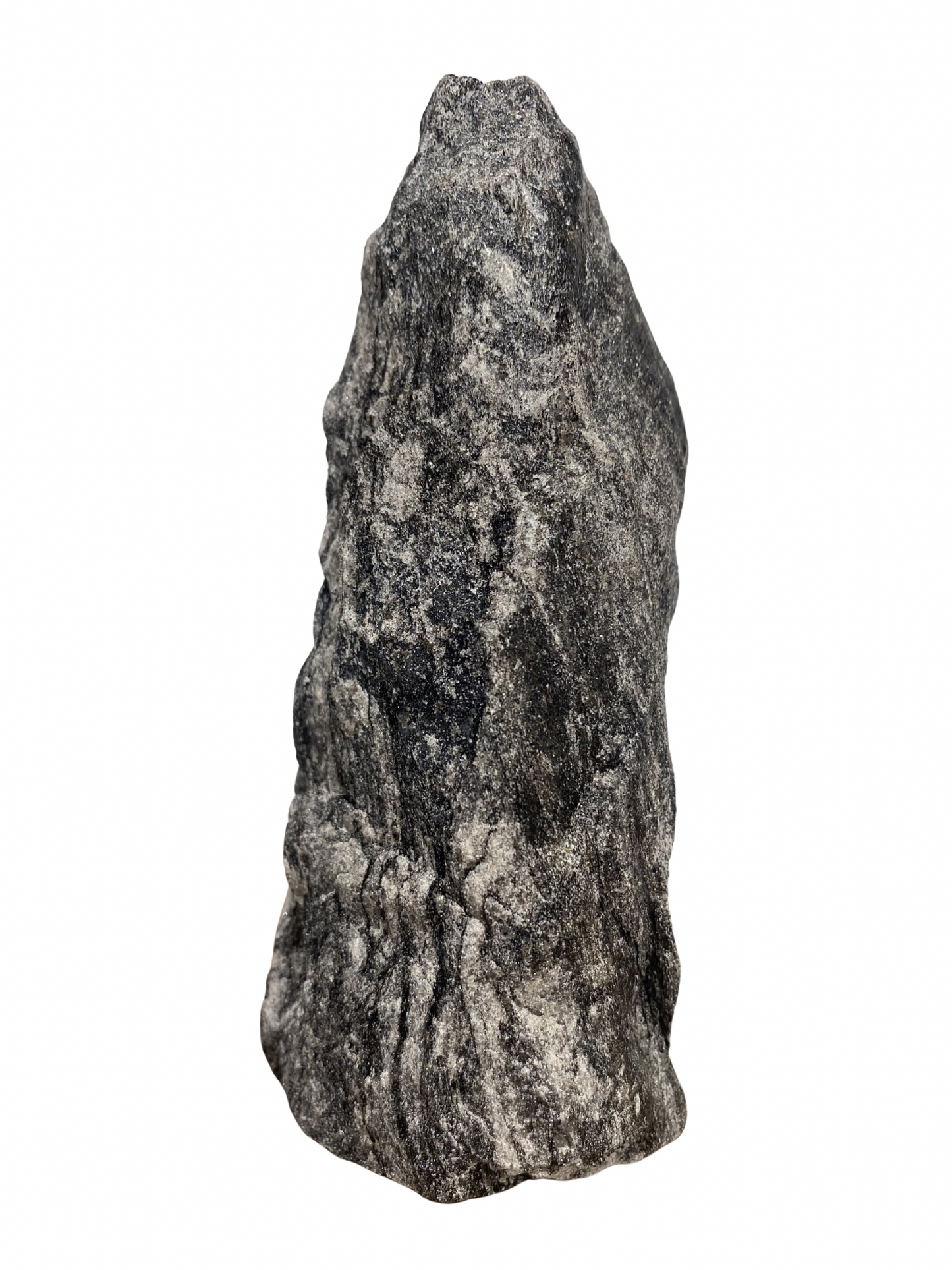 Zwarte Mica (Biotiet) sculptuur op standvlak