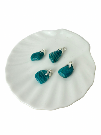 Olivia tumbled stone pendant Amazonite