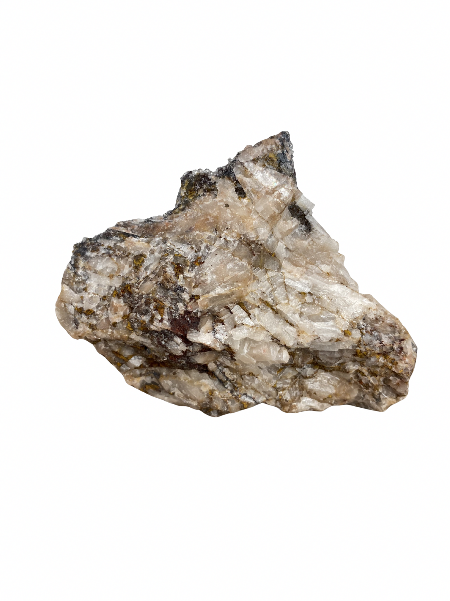Mangaan Kwarts met Druzy Hematiet kristallen (Manganiet)