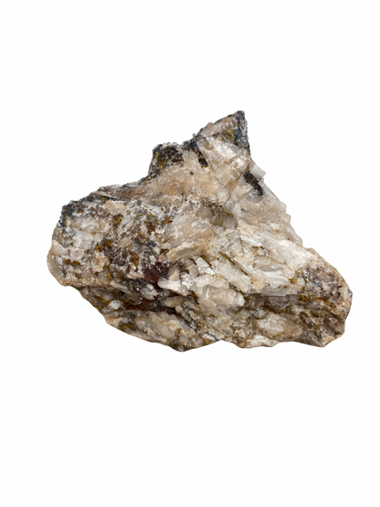 Mangaan Kwarts met Druzy Hematiet kristallen (Manganiet)