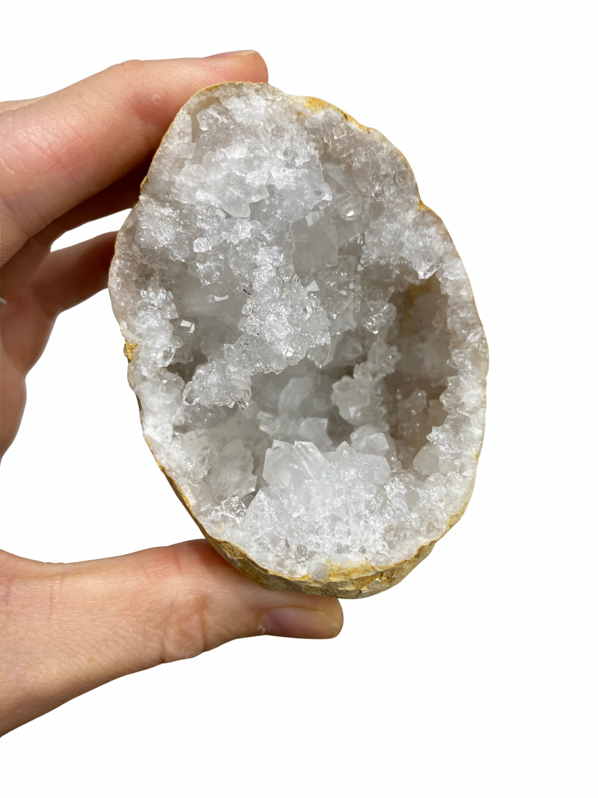 Kwarts geode half 2 (Marokko)
