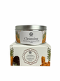 Gemstone scented candle Green Tree: Cleansing - Sandalwood